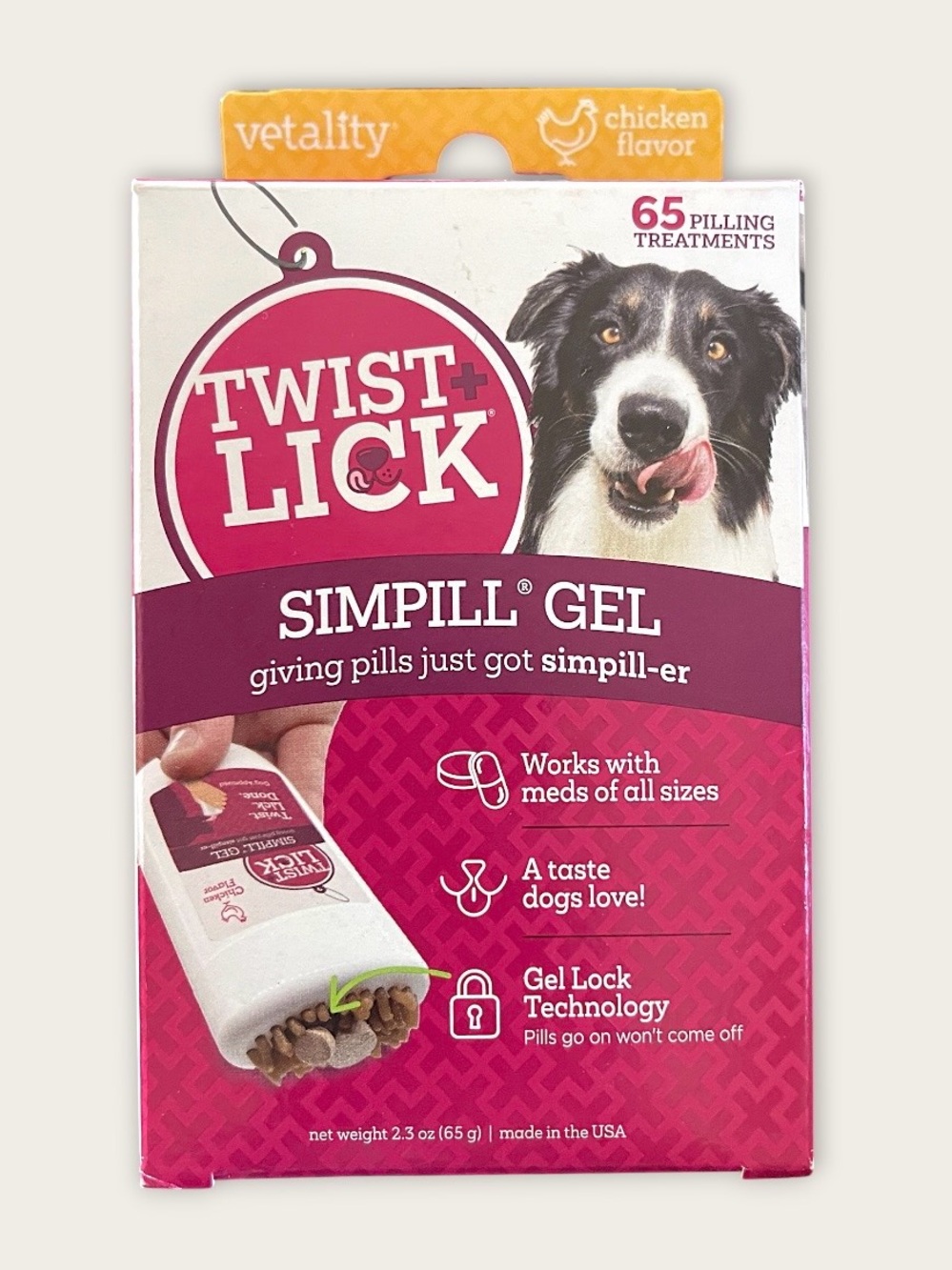 Vetality Twist & Lick Chicken Training Treats for Dogs